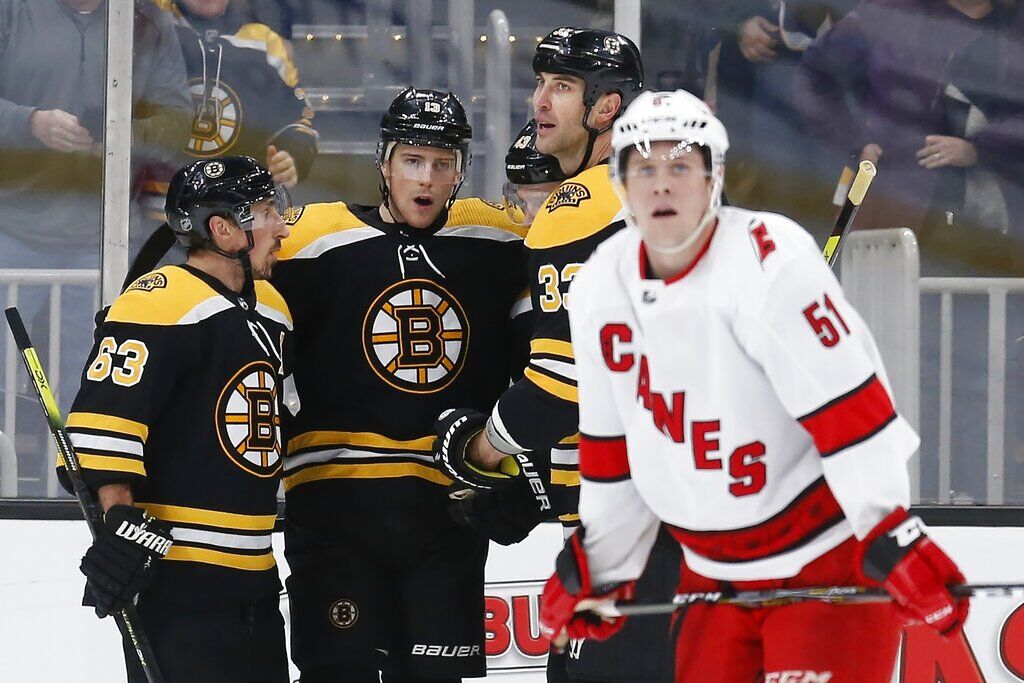 Boston Bruins (4) vs. Carolina Hurricanes (5)